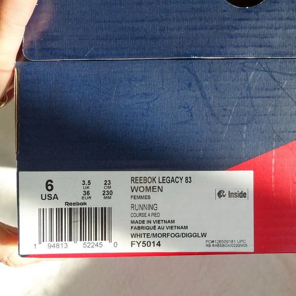 NIB Reebok Legacy 83 Retro Running Inspired Shoes - Picture 3 of 9